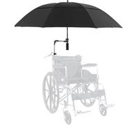 Wheelchair Parasol Universal Sun Shade Rain Cover, Electric Wheelchair Umbrella Canopy Awning, UV Resistant Protection, Umbrella Stand Umbrella Chair Clamp for Most Wheelchairs,Flat Lay STYL