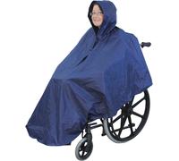 Wheelchair Poncho Rain Coat Cover Waterproof Hooded Mobility Aid Unisex