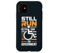 Wheelchair Prosthetic User Amputee Funny Rolling Chair Case for iPhone 11