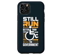 Wheelchair Prosthetic User Amputee Funny Rolling Chair Case for iPhone 11 Pro