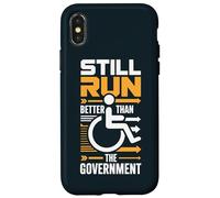 Wheelchair Prosthetic User Amputee Funny Rolling Chair Case for iPhone X/XS