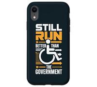 Wheelchair Prosthetic User Amputee Funny Rolling Chair Case for iPhone XR