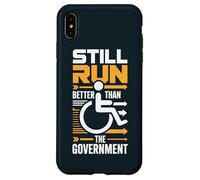 Wheelchair Prosthetic User Amputee Funny Rolling Chair Case for iPhone XS Max