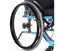 Wheelchair Push Rim Covers, 22/24In Rear Wheel Sports Wheelchair Cover, Non-Slip Wear-Resistant, A Pair, Improve Grip and Traction,22in,B