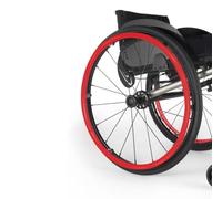Wheelchair Push Rim Covers, Silicone Hand Grips for Rear Wheels, Wear-Resistant Design for Improved Grip and Traction