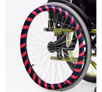 Wheelchair Push Rim Covers, Silicone Handrim Covers for Manual Wheelchair, 20/22/24 Inch Non-Slip Handrim Grip, Wear-Resistant Wheelchair Accessories