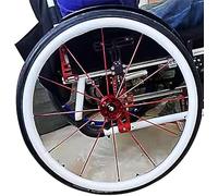 Wheelchair Push Rim Covers, Silicone Non-Slip Hand Rim Grips, Wear-Resistant Rear Wheel Protectors for Wheelchairs