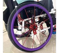 Wheelchair Push Rim Covers, Wheelchair Push Rim Covers 22-24 inches Multicolor(Purple,24inch)