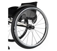 Wheelchair Push Rim Covers,Wheelchair Push Rim Covers 24 inch/22inch,Silicone Wheelchair Push Rim Covers,Non-Slip Wear-Resistant Hand Push Cover(Silver,24inch)