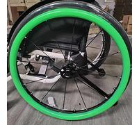 Wheelchair Push Rim Covers, Wheelchair Push Rim Covers 24 Inches Multicolor(Green)