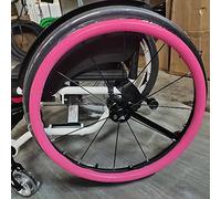 Wheelchair Push Rim Covers, Wheelchair Push Rim Covers 24 Inches Multicolor(Pink)