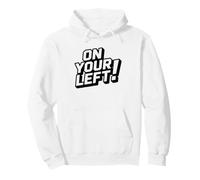 Wheelchair Racer Coming Through Left Para Funny Passing Pullover Hoodie