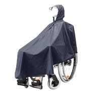 Wheelchair Raincoat Waterproof Wheelchair for Protection for Shower Rain Wind Snow Universal Sizing Elderly Cape Drawstring Hood Raincoat