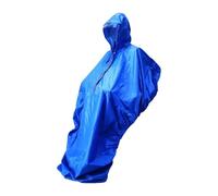 Wheelchair Raincoat Wheelchair Poncho with Reflective Strip Portable Wheelchair Rain Cape Cover Rain Cape Soft for Adults Men Women Elderly Camping Wheelchair Raincoat(Blue)