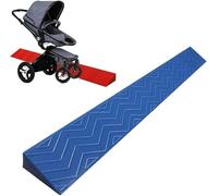 Wheelchair Ramp, Electric Scooter, Sweeping Machine, Bathroom Floor Tile, Threshold Transition Strip(Grey Blue,12 * 5.5cm/4.7 * 2.1in)