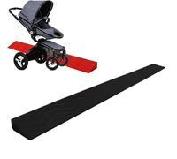 Wheelchair Ramp, Electric Scooter, Sweeping Machine, Bathroom Floor Tile, Threshold Transition Strip(Schwarz,10 * 3cm/4 * 1.1in)