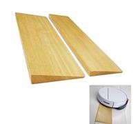 Wheelchair Ramp For Home Wooden,door Threshold Ramp 0.4-2.0inches (1 - 5 Cm),Portable Lightweight Threshold Ramp School Mobility Aid Entrance Hospital For Wheelchair,Scooter ( Size : 50*18*3.5cm )