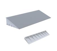 Wheelchair Ramp - Lightweight Plastic Threshold Ramp, 0.4-6