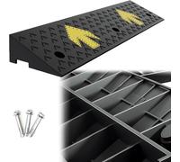 Wheelchair Ramp - Non-slip Rubber Ramp for Cars, Motorcycles, and Scooters, Ideal Threshold and Entrance Solution, 100x30x13cm