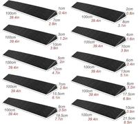 Wheelchair Ramp - Portable Threshold Ramp - Indoor Sweeping Robot Curb Ramp(Grey,100x21.5x10cm)