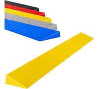 Wheelchair Ramp - Portable Threshold Ramp - Indoor Sweeping Robot Curb Ramp(Yellow,100x21.5x10cm)
