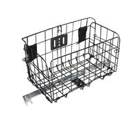 Wheelchair Rear Basket Foldable Heavy Duty Metal Basket for Elderly Shopping Long Bracket