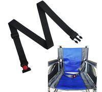 Wheelchair Safety Strap Seat Belt，80’’ Adjustable High Chair Safety Harness，Chair Strap for Elderly/Adults/Children，Patients Cares Safety Strap (Black)