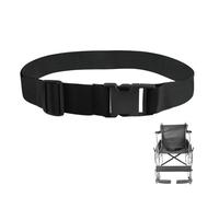 Wheelchair Seat Belt Adjustable Buckle Strap Wide 5cm Safety Lap Seat Restraint Leg Chest Waist Belt Extra Long Seatbelt for Mobility Scooters Elderly Patients (Black, 180 × 5 cm)