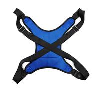 Wheelchair Seat Belt for Adults Chest Harness Safety Strap for Elderly & Disabled Torso Support with Adjustable Anti-Slip Restraint Vest Blue
