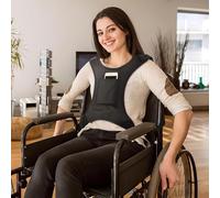 Wheelchair Seat Belt for Adults Chest Harness Safety Strap for Elderly & Disabled Torso Support with Adjustable Anti-Slip Restraint Vest