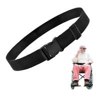 Wheelchair Seat Belt, Wheelchair Lap Strap Long Adjustable Buckle Strap Safety Waist Leg Belt Geriatric Armchair Belt Restraint for Elderly Patients Wheelchair Mobility Scooter (Seat Belt-B)