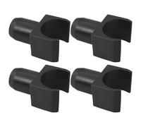 Wheelchair Seat Rail Guide - 4 Pieces U-Shape Slider | Replacement Mobility Support Parts for Elderly, Rehab Facility, Hospital, Home, Travel Use