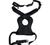 Wheelchair Seat Strap Belt Breathable Non-Slip Adjustable for Fall Prevention Elderly Care Accessory Strap Belt for Seniors Elderly, Patients(Black)