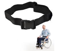 Wheelchair Seatbelt 1pcs Wheelchair Adjustable Buckle Strap 71in/180cm Wheelchairs Strap Seat Belt for Mobility Scooter Elderly Patients(Black)