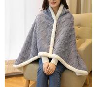 Wheelchair Shawl, Portable Design for Easy On and Off, Soft and Comfortable, Warm Shoulder and Neck Protection Suitable for The Office(B)