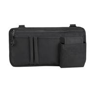 Wheelchair Side Bag - Oxford Cloth 35.5x19cm with Cup Holder |Adjustable Armrest Storage Organizer with Reflective Strip | Travel Accessory for Power/Electric Wheelchairs &, Adults & Seniors