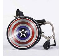 Wheelchair Spoke Guards (one Pair) - Fits 47,50 to 48,50 cm Outer Diameter Handrims with Round Spacers - 'Captain America'