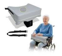 Wheelchair Table Tray Pillow, Wheelchair Lap Tray Cushion, Lap Buddy for Seniors Positioning, Patient Fall Prevention Safety Secure Accessories, Removeable Laptop Desk Reading Wedge