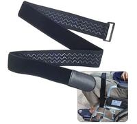 Wheelchair Thigh Leg Strap Wheelchair Strap Seat Belt Leg Support Strap for Elderly Dementia Paralysis Parkinson's Wheelchair Thigh Strap Leg Straps for WheelchairWheelchair Leg Protection Belt (2)