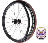 Wheelchair Thrust Edge Cover, Wheel Rims, Peripheral, 20/22/24 Inch Non-Slip for Wheels