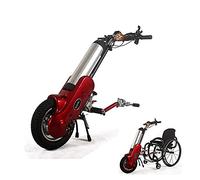 Wheelchair Traction Device 36V 400W External Electric Drive Head, Handcycle Attachment Handcycle with 15Ah Li-Ion Battery, Electric Vehicle Frame Front Drive Bracket,