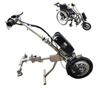 Wheelchair Traction Device 500W Electric Handcycle Attachment, Pull with 48V17Ah Battery, 3 Speed Conversion Kit, Range 65Km,B