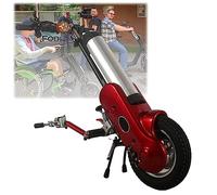 Wheelchair Traction Device Electric Handcycle Attachment 400W Electric Hand-Cranked Attachment, Endurance Kilometers: 35Km, 36V/15Ah, with Front Light and S