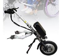 Wheelchair Traction Device Electric Ultra-Long Range Drive Head, Electric Conversion Kit, 3 Adjustable Speeds, 12-Inch Wheels, LCD Display, Portable Tractor