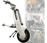 Wheelchair Traction Device Upgrading Manual to Electric Pull, Drive Head,Electric Handcycle Attachment,for People Who Cannot Walk,Bothsides-