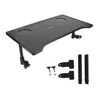 Wheelchair Tray 21x12 in Stable Secure Wheelchair Table Tray with Cup Holders Detachable Reliable Frosted Table for Eating Reading Resting, Sports