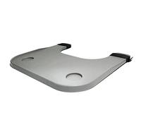 Wheelchair Tray Table for Adults - Sturdy Plastic Dining Table Board with Cup Holder for Eating and Reading, Easy to Install and Remove
