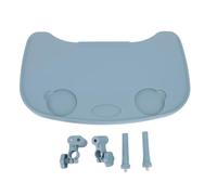 Wheelchair Tray Table Removable Thicken Wheelchair Desk Lap Board Eating Aid Portable Wheelchair Dining Table Board for Home Elderly (Grey)