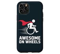 Wheelchair User Awesome Rolling Chair Case for iPhone 11 Pro