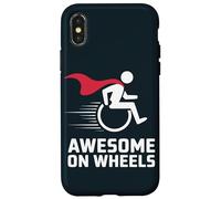 Wheelchair User Awesome Rolling Chair Case for iPhone X/XS